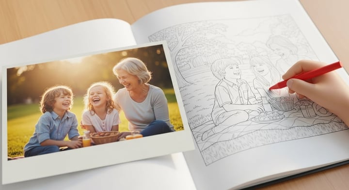 Turn Your Memories into Art: Creating Personalized Coloring Books with Photos